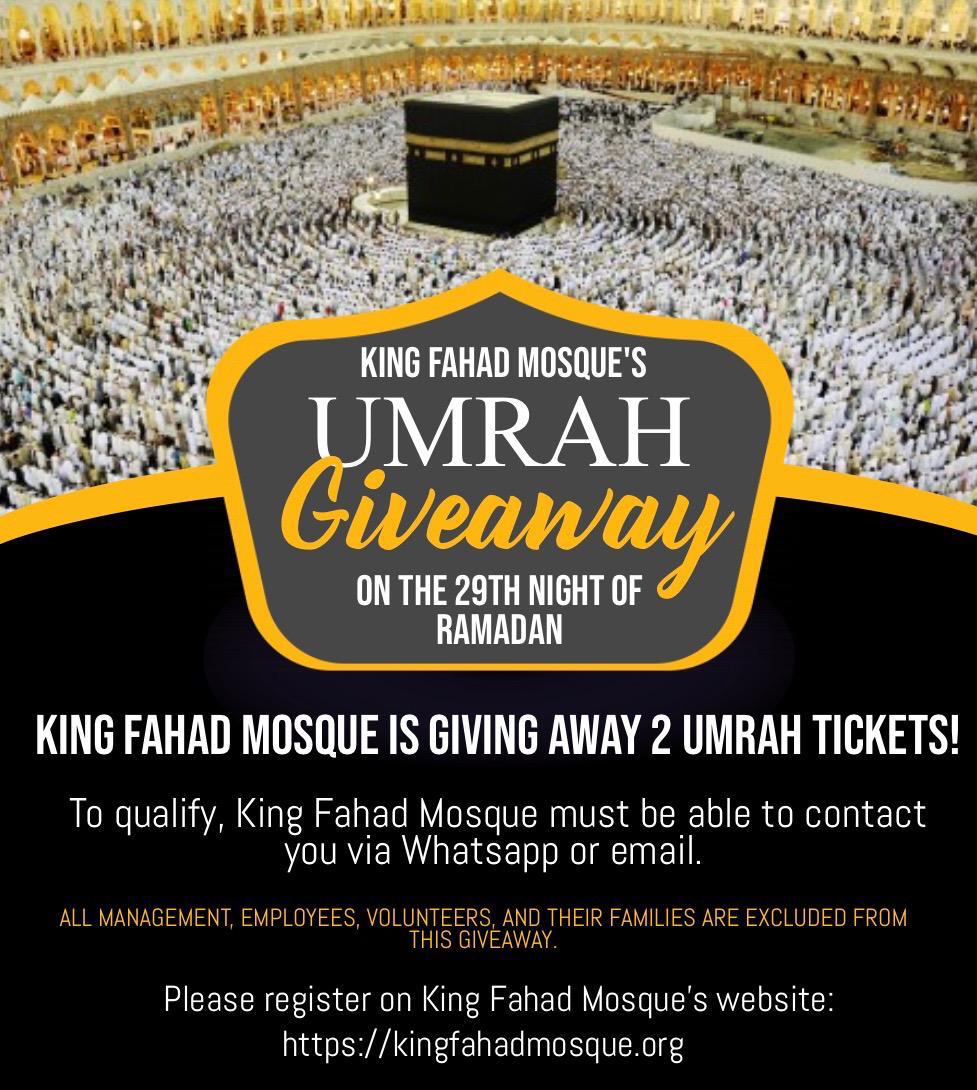 Umrah Raffle Registration